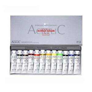 신한 전문가용 아크릴물감 12색 20ml (nx2212)