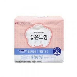 생리대 생리대 대형 18개입 울트라슬림 좋은느낌