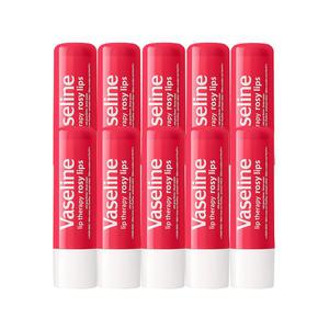 바세린 립밤 립 테라피 로지립스 스틱케어4.8g 10개 립틴트