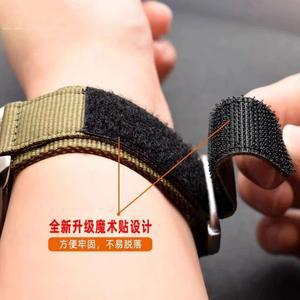 튜더 앤 루프 패스너 나일론 시계 스포츠 시계 밴드 나토 스트랩 22mm 24mm 용 시계 액세서리
