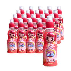 웅진 캐치 티니핑 음료수 복숭아맛 200ml x 24개