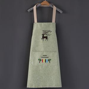 카페 주방 미용실 공방 바리스타 예쁜 앞치마 그린 남자 어린이집 유치원 애견 보육교사 식당