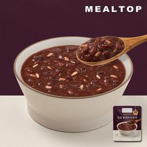 [과재고][밀탑] 설탕ZERO 통귀리 단팥죽 300g x 4팩 (1.2Kg)