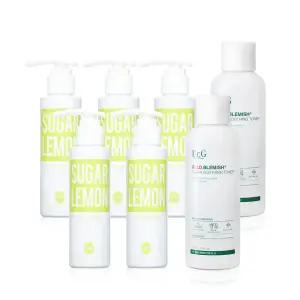 조성아 원더바스 레몬청 클렌저 슈가&레몬 120ml 5개 + 닥터지 레드 블레미쉬 수딩 토너 200ml 2개