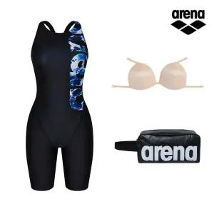 [H몰 단독] 아레나공식 빅웨이브 4부 반신 레이서백 입문 세트 A4SL1PL80BLK_SET