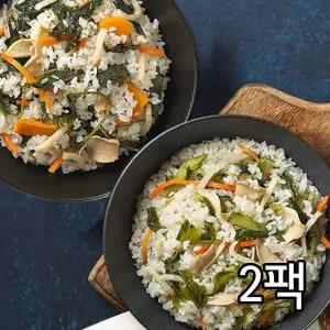 바로쿡 전주산채나물비빔밥+돌산갓비빔밥(총2팩)