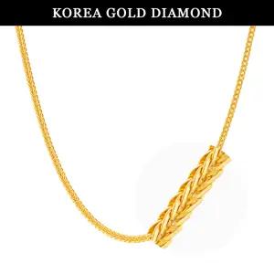 [한국금다이아몬드] 순금 목걸이 24k 금 여자 체인 줄 18.75g