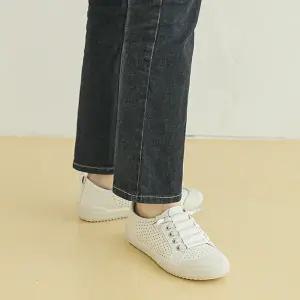 멜로디 셔링 펀칭 쿠션 밴딩 슬립온 3cm