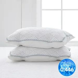 [애끌리아] 3중직 HR 밴딩 냉감 베개덮개 2장(50X70)