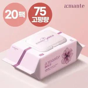 [비밀특가] 아망떼 두꺼운 고평량 물티슈 75gsm 10팩+10팩
