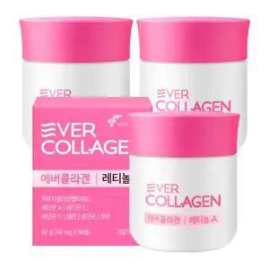 에버콜라겐 레티놀A 750mgX56정X3개 / 저분자콜라겐펩타이드