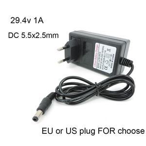 AC-DC 29.4V 1A 리튬 전원 어댑터 공급 장치 24/25.2/25.9V 이온 배터리용 충전기