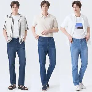 [뱅뱅]25SS 남성 썸머 라이크라 스트레이트 데님 3종