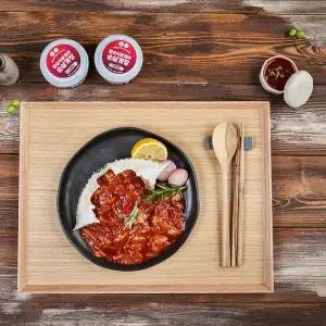 밥순삭 수작업 순살게장 마라 200g