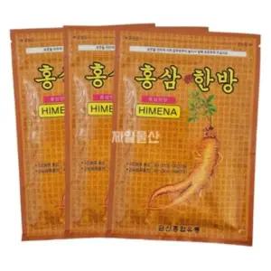 홍삼한방 건강패드 20매 3개 한방 붙이는 근육통 (WFHPJS0)