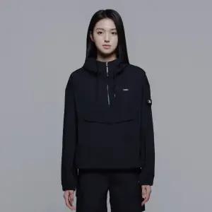 [공식] 내셔널지오그래픽 N241WFT180 여성 우븐 스트레치 후디 아노락 CARBON BLACK