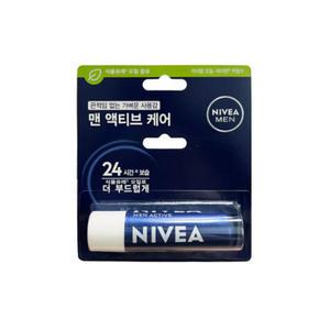 니베아 립케어 맨 액티브 케어 4.8g 립밤 스틱
