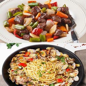 간편조리 밀키트 간편식 인기세트 2종 (찹스테이크+봉골레)