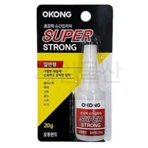 오공 초강력 순간접착제 슈퍼스트롱 20g 1개 (WFHYICR)