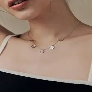 5 round cutting necklace