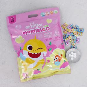 핑크퐁 아기상어 아이비타CD+아연 1000정
