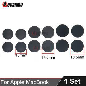 Aocarmo 4 개/몫 Air A1706 A1707 A1708 A1932 A1989 A2442 A2485 A2681 A2779 하단 케이스 고무 피트