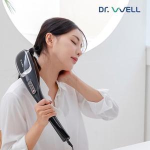 닥터웰 유선 핸드 안마기 휴대용 전동 마사지기 6종 헤드 목어깨 전신 지압기