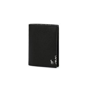 [NS홈쇼핑][헤지스ACC] HJWA5F295BK 블랙 체크장식 소가죽 중지갑[35217183]