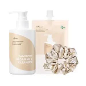 이즈앤트리 참마 비건 밀크 클렌저 220ml + 리필 200ml + 스크런치