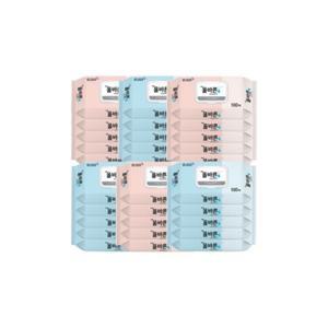 모나리자 대용량 올바른 물티슈 캡 100매 x30팩 알로에 베라잎추출물