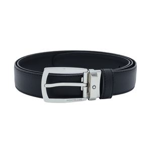 몽블랑 블랙 30mm 레더 벨트 116706