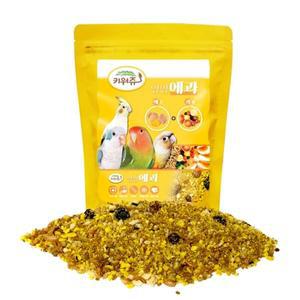 [애니몰파크]키워쥬 영양 에과 에그 과일 500g 앵무새 사료 먹이 간식