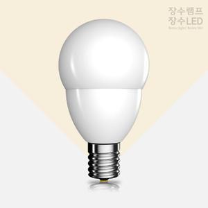 장수램프 LED 미니 크립톤 5W 주광색 E17 소형다마전구 볼전구 전구 욕실 교체용 볼형 램프