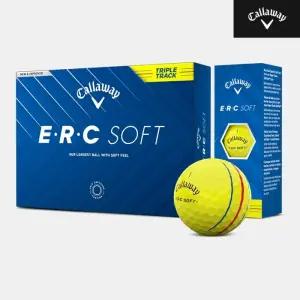 2025 캘러웨이 ERC 소프트 트리플트랙 골프볼[남여공용][옐로우][3피스/12알]