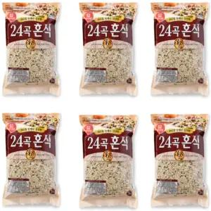 두보식품 24곡 혼식 3kg 6개 혼합곡 대용량 건강식 곡물 잡곡 밥 쌀 영양식 선물 가정용 업소용 요리