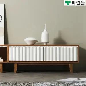 [착불배송] 파란들가구 전면템바보드 고무나무원목 1200 서랍 원목거실장