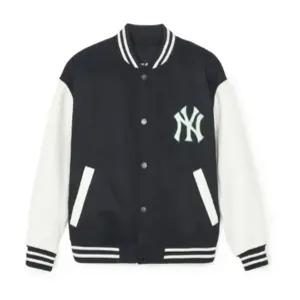 MLB 공용 베이직 바시티자켓 A7 HH 3AJPV0141 50BKS