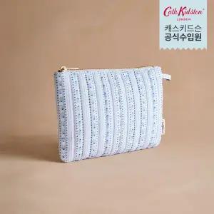 [캐스키드슨](김해점)퀼트 파우치 - 블루 로즈 스트라이프 (CK-AAA4081)