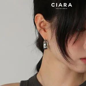[하프클럽/]CIARA mono 써지컬스틸 Albany 볼드써클 귀걸이
