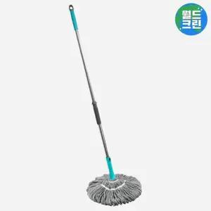 월드크린 돌려짜는 매직 도톰 극세사 밀대걸레 원형 대걸레 마포