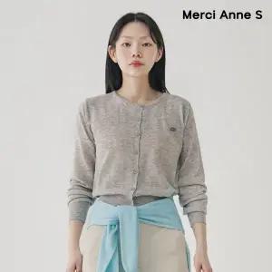 [롯데백화점]메르시앤에스 썸머 린넨 라운드 넥 가디건 MB4GD80