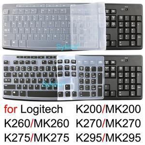 로지텍 호환 K200 K260 K270 K275 K295 유선 검정색 실리콘 보호기 스킨 케이스 필름 용 키보드 커버