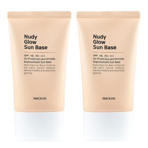맥클린 누디 글로우 파데프리 선 베이스 SPF46 PA+++ 50ml 2개입