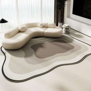 타원형 러그 비정형 소파 감성 6인용식탁러그 유니크 60x90cm 원룸 2style 1번