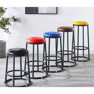 45cm 의자 홈바 높은의자 철제높은 메탈 철제 엔틱 stool 홈바의자 방석