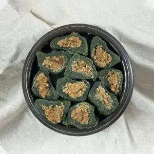 전라도 영광 모시 생 송편 1kg 냉동 (깨 25개입)