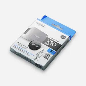[직수입 5년 A/S] 마이크론 Crucial X10 Pro Portable SSD 2TB 이그닉