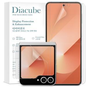 [다이아큐브]갤럭시 Z플립7 FE 무광 지문방지 매트 액정보호필름(전면액정+내면액정 3SET) 가이드핀 간...