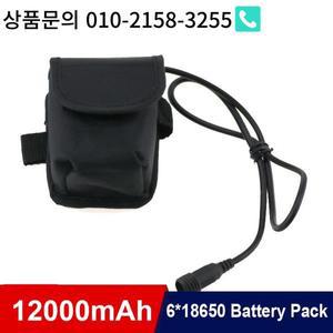 자전거 라이트 배터리 18650 팩 손전등용 가방 액세서리 12000mAh 8.4V