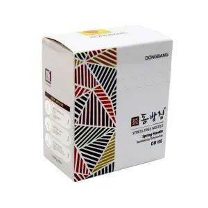 동방침 일회용 멸균스프링침 0.40 x 60mm 100쌈 1000개입